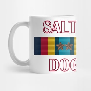 Navy Salty Dog Sea Service Ribbon Mug